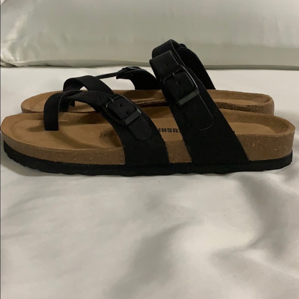 Black sandals